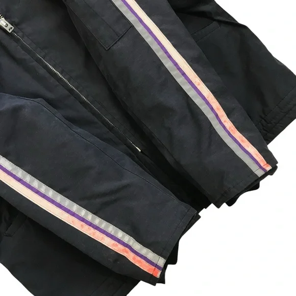 VINTAGE FEDEX JACKET LARGE L MENS HOODIE EMPLOYEE UNIFORM STAN HERMAN BOMBER